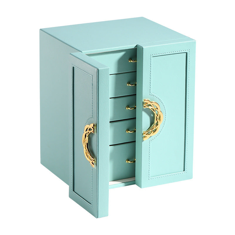 Boîte à Bijoux Élégante à 5 Niveaux – Rangement Raffiné & Protection Assurée