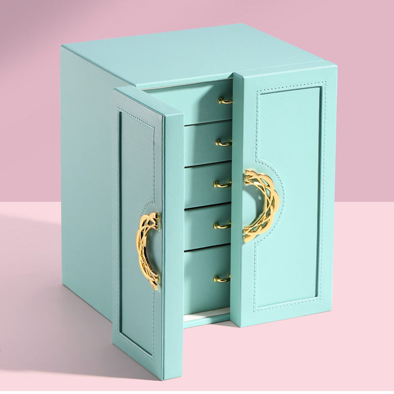 Boîte à Bijoux Élégante à 5 Niveaux – Rangement Raffiné & Protection Assurée