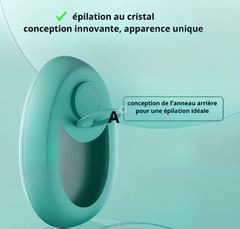 Gomme Épilatoire Cristal Réutilisable – Pour une Peau Lisse et sans douleur