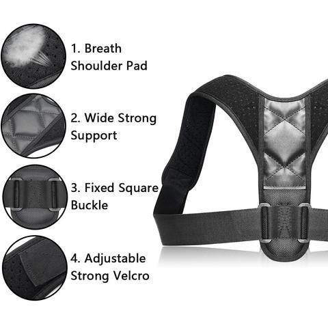 Correcteur de Posture – Maintien Discret & Confortable pour un Dos Redressé
