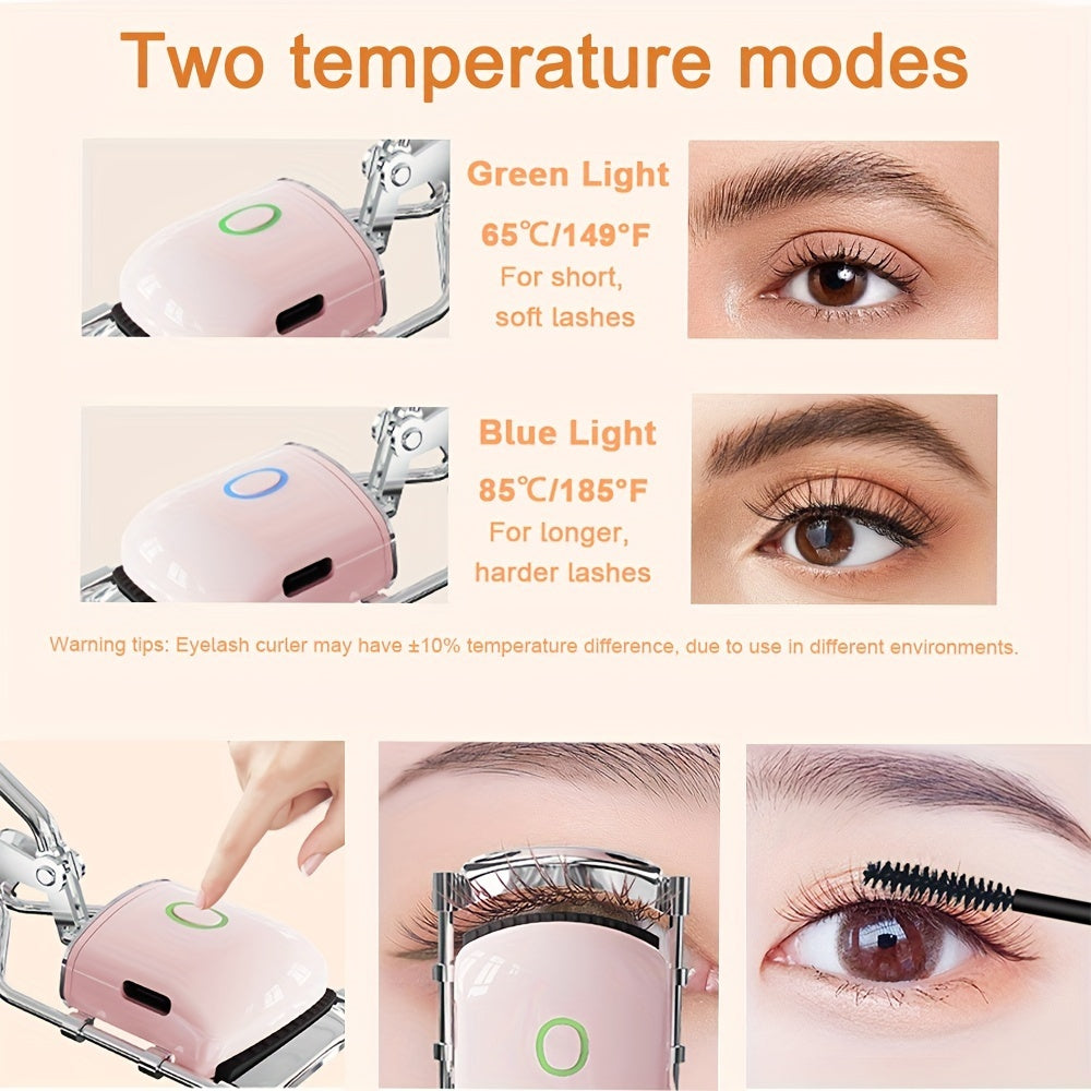 Recourbe-Cils Chauffant Rechargeable – Regard Intense en Quelques Secondes