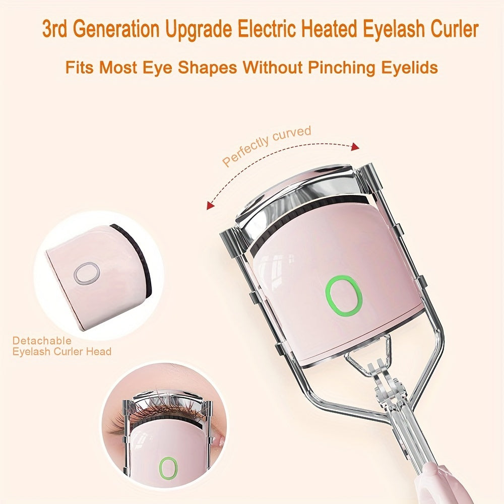 Recourbe-Cils Chauffant Rechargeable – Regard Intense en Quelques Secondes